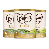 【新西兰直邮包邮普通线】Karicare 可瑞康金装A2-4段（3罐）参考效期2027年9月