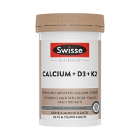 Swisse 柠檬酸钙+D3+K2 60片参考效期29.03