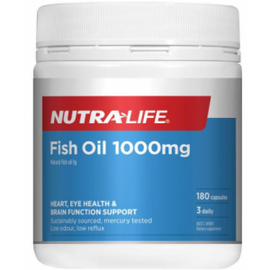 Nutralife 纽乐 鱼油 1000mg 180粒 参考效期28.05