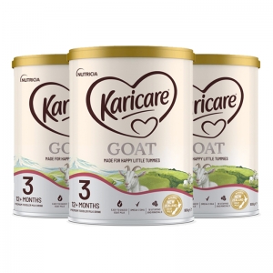 【新西兰直邮包邮普通线】Karicare 可瑞康山羊奶 3段（3罐) 参考效期2028年5月