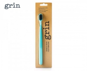 【清仓特价】Grin 高密度备长炭刷毛牙刷-薄荷绿