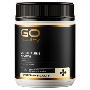 Go Healthy 高之源 天然角鲨烯1000mg 180粒 参考效期28.05