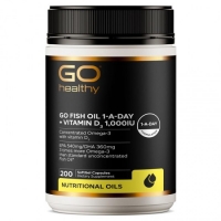 Go Healthy 高之源 鱼油+VD (一天一粒) 200粒 参考效期29.03
