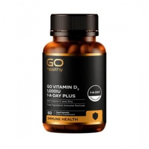 Go Healthy 高之源 维他命D3胶囊+维C&锌 60粒 参考效期28.11